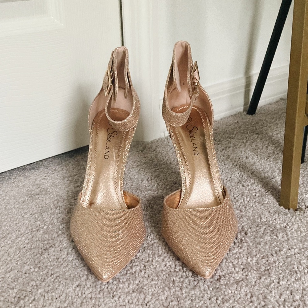 Shoeland Gold Heels